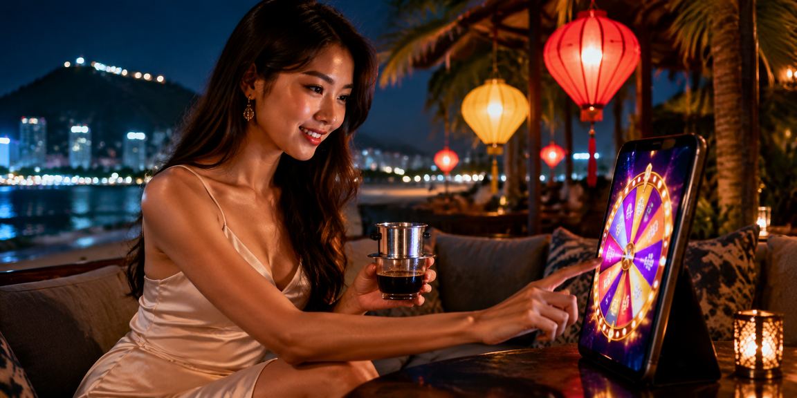Người chơi tại Hội An thưởng thức cà phê và trải nghiệm roulette trực tuyến với sự bảo mật dữ liệu