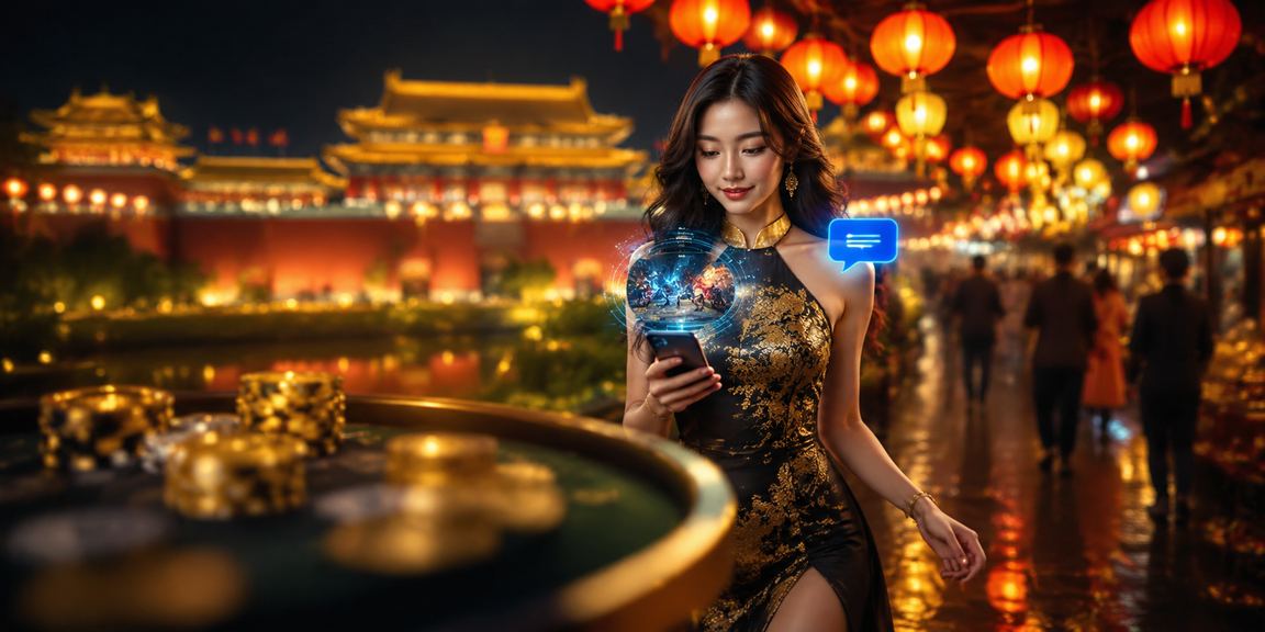 Người chơi esports tại chợ đêm Huế theo dõi giải đấu trực tuyến trên điện thoại
